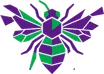 The Emmeline bee, in its production colours.